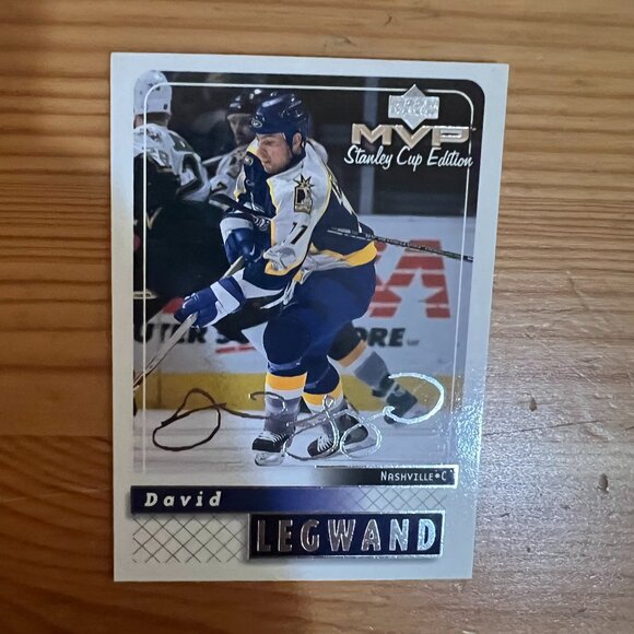 1999-00 Upper Deck MVP SC Edition SILVER SCRIPT #97 David Legwand - Picture 1 of 2
